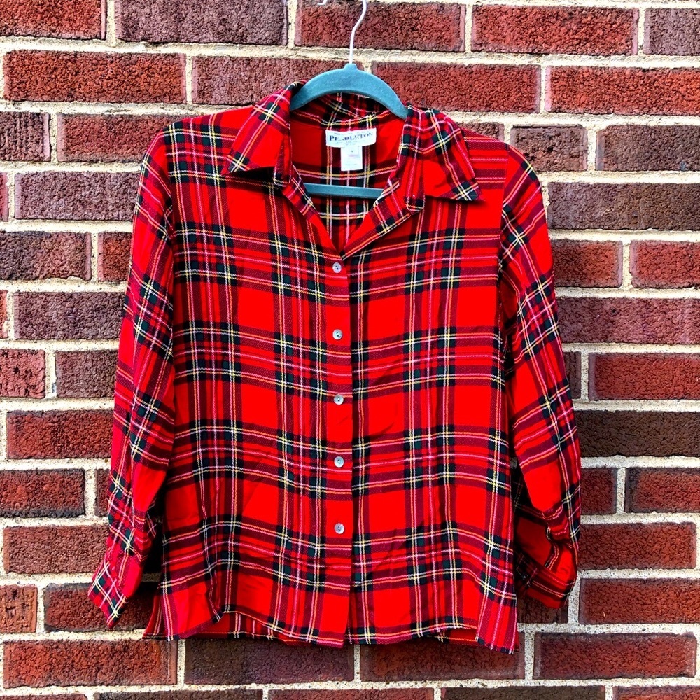 Vintage Silk Pendleton Top in Size 4